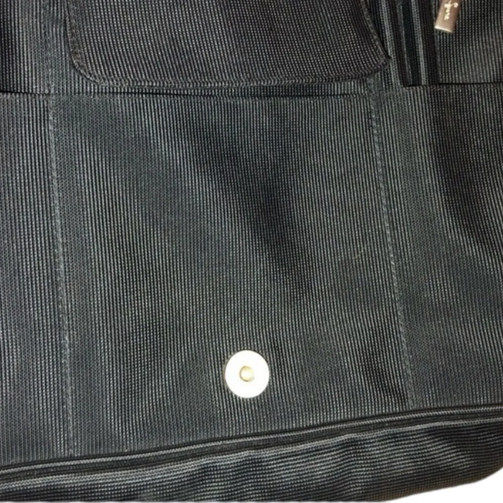 FALCHI SPORT black Microfiber UNISEX Commuter / computer Bag Lots of Pockets